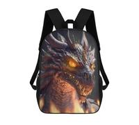 sinyumoney Fiery Dragon Portrait-7 Backpack School Water Resistant Travel Backpack Computer Bag for Girls Boys Teenage 17inch