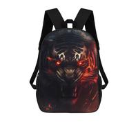 sinyumoney Fiery Tiger Portrait -2 School Backpack Rucksack Casual Daypacks School Work Travel Bag for Campus Outdoor Travel Sports 17inch