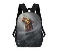 sinyumoney Finding Myself Tiger Backpack School Bag Travel College Rucksack Backpacks for Boys/Girls/Teenagers 17inch