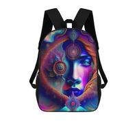 sinyumoney First Eye Resurrection Kids School Backpack School Bag 3D Printed School Bag for Boys Elementary And Middle School Students 17inch