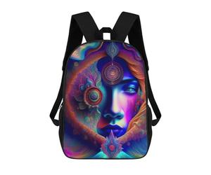 sinyumoney First Eye Resurrection Kids School Backpack School Bag 3D Printed School Bag for Boys Elementary And Middle School Students 17inch