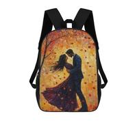 sinyumoney First Love in Autumn Backpacks 3D Printed 17inch Kids School Backpack Outdoor Casual Daypack Casual Travel Bags for Middle School Students