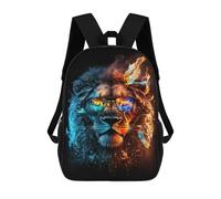 sinyumoney Flaming Lion Sunglasses Art Print -1 Backpack School Work Business College School for Men, Women & Teenage Boys 17inch