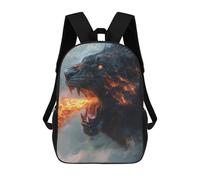 sinyumoney Flaming Panther Roar School Backpack Water Resistant Travel Backpack Computer Bag for Men, Women & Teenage Boys 17inch