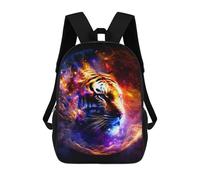 sinyumoney Flaming Tiger Artwork -5 Rucksack Business Laptop Rucksack Bag Unisex Casual Daypack for Men/Women 17inch