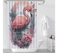 sinyumoney Flamingo Sorcery Bath Shower Curtains Mildew Daily Household Stylish Washable Modern Fabric Bathroom Decor Set for Bathtub Shower Stall 46.85x70.87Inch（119x180cm）