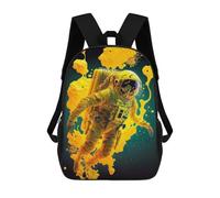 sinyumoney Floating Through Space Children's Backpacks 17inch School Backpack 3D Printed Bag Bookbag for Kids Travel Rucksacks Boy Girl Book Bags Kids School Bag