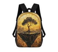 sinyumoney Floating Tree And Mountain School Backpack Travel College Rucksack Backpacks for Campus Outdoor Travel Sports 17inch
