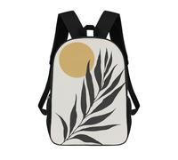sinyumoney Floral And Tropical 09 Backpacks Kids School Backpack School Bag 3D Printed School Bag for Boys Elementary And Middle School Students 17inch