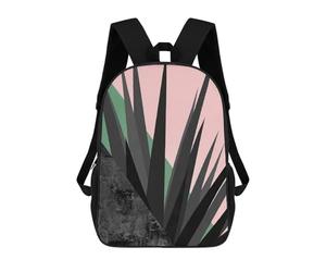 sinyumoney Floral Collage 01 Rucksacks 3D Printed Children Backpacks Fashion Casual Daypack Cute Travel Bags Outdoor Casual Daypack for Boy And Girl 17inch