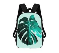 sinyumoney Floral Collage 06 3D Printed Children's School Backpack for Kids High Capacity Travel Rucksacks Book Bags Kids School Bag Back Pack 17inch