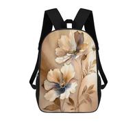 sinyumoney Floral Wall Art Decor School Backpack Water Resistant School Bag Business Backpack for Men/Women 17inch
