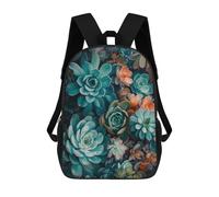 sinyumoney Floral Whispers Backpack School Bag Large School Backpack for Boys for Teenage Girls Boys Women Men 17inch