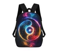 sinyumoney Flow of Space And Time Backpacks 3D Printed Kids School Backpack Outdoor Casual Daypack Fashion Casual Children Backpacks Cute Travel Bags 17inch