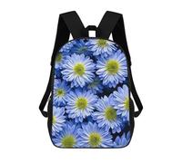 sinyumoney Flower Wallpaper Pattern School Backpack for Girls Backpack Water Repellent Casual Daypack Lightweight Rucksack Boy Girl School Backpack 17inch