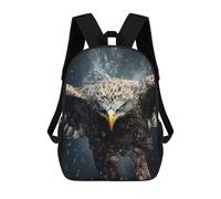 sinyumoney Flying Eagle in Wild School Backpack School Bags for Girls Boys Backpack with Pocket Fashion School Bag Kids Backpack 17inch