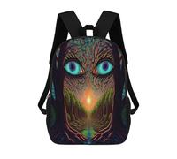 sinyumoney Forest Face with Sunlight Backpacks 3D Printed Kids School Backpack School Bag Fashion Rucksacks for Boys Elementary And Middle School Students 17inch