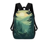 sinyumoney Forest Life Backpack School Business Durable Laptop Bag for Camping Outdoor Adventures And Daily Travel 17inch