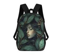 sinyumoney Forest Spirit Dreaming School Bag Bookbag 3D Printed Children's Backpacks for Kids Boy Girl Book Bags Kids School Bag Travel Rucksacks 17inch