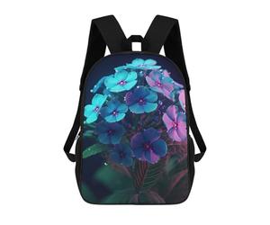 sinyumoney Forget Me Not Flower Backpack School Bag School Secondary High School College Backpack Travel for Boys/Girls/Teenagers 17inch