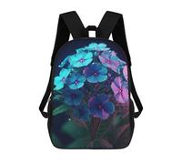 sinyumoney Forget Me Not Flower School Backpack Schoolbags For Girls Boys Backpack With Pocket Fashion School Bag Kids Backpack 17inch