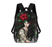 sinyumoney Forgotten Seed Kids Backpack Girls 3D School Bags, Children's Rucksack Toddler Schoolbag,Casual Daypacks Fashion Bookbag Bag 17inch