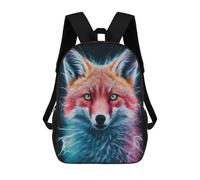sinyumoney Fox Electricity Backpack School Bag Secondary Causal Travel High School Bags - Perfect for Travel, Work And Daily Use 17inch