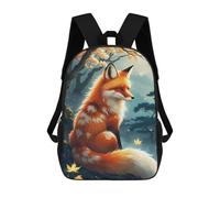 sinyumoney Fox in A Mystical Forest Backpack School Travel College Rucksack Backpacks for Campus Outdoor Travel Sports 17inch