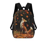 sinyumoney Fox in Autumn Forest School Backpack for Girls Backpack Water Repellent Casual Daypack Lightweight Rucksack Boy Girl School Backpack 17inch
