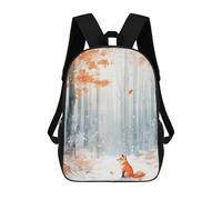 sinyumoney Fox in Winter Forest School Backpack Travel College Rucksack Backpacks for Campus Outdoor Travel Sports 17inch