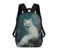 sinyumoney FOX Painting School Backpack Computer Rucksack for School/Work/Travel for Girl, Teen Girls 17inch