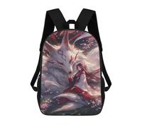 sinyumoney Fox Spirit And Cherry Blossom Maiden School Bags Computer Rucksack for School/Work/Travel for Camping Outdoor Adventures And Daily Travel 17inch