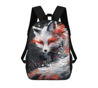 sinyumoney Fox Spirit Art Print -1 Children's Backpacks School Backpack 3D Printed for Kids Travel Rucksacks Book Bags Kids 17inch School Bag