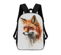 sinyumoney Fox Watercolor Rucksack Computer Rucksack for School/Work/Travel for Camping Outdoor Adventures And Daily Travel 17inch