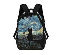 sinyumoney Funny Cat Backpacks 3D Printed Kids School Backpack Outdoor Casual Daypack Fashion Casual Children Backpacks Cute Travel Bags 17inch