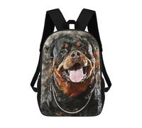 sinyumoney Funny Dog Kids Backpack Fashion Fun Backpack Book Bag for Boys And Teenager 3D Printed School Bags for Boys 17inch