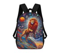 sinyumoney Funny Lion Backpack School Bag Travel College Rucksack Backpacks for Camping Outdoor Adventures And Daily Travel 17inch