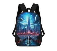 sinyumoney Future Love Story Backpack School Bag Backpack For Girls Boys Backpacks Large Capacity Kids Backpack Lightweight School Bags For Kids Students 17inch