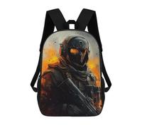 sinyumoney Future Soldier Armor School Backpack Large School Backpack for Boys for Campus Outdoor Travel Sports 17inch