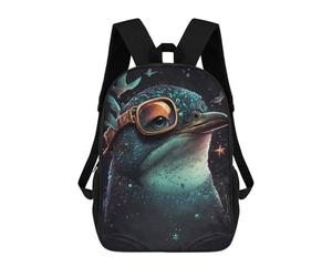 sinyumoney Galactic Aviator A Cosmic Bird's Journey School Backpack Water Resistant Computer Rucksack for Teenage Girls Boys Women Men 17inch