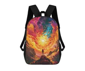 sinyumoney Galactic Awakening School Backpack Lightweight Airport College Students Back Pack- Perfect for Travel, Work And Daily Use 17inch
