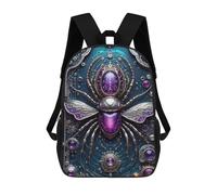 sinyumoney Galactic Beetle Chronicles Rucksacks 3D Printed Children 17inch Backpacks Fashion Casual Daypack Travel Bags Outdoor Casual Daypack for Boy And Girl