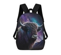 sinyumoney Galactic Bull Majesty Kids Backpacks Children Bag,Anime Bag,Large Capacity Kids Backpack, 3D Printed Children's,Student Schoolbag,Kids Boys Girls School Bag 17inch