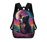 sinyumoney Galactic Canine Majesty -1 School Backpack Lightweight Schoolbag Dayback Bookbag College for Camping Outdoor Adventures And Daily Travel 17inch