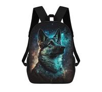 sinyumoney Galactic Canine Majesty -5 Backpack School Lightweight Airport College Students Back Pack for Girl, Teen Girls 17inch