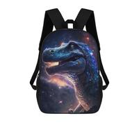 sinyumoney Galactic Dinosaur Art Print-9 Backpack School Bag Travel College Rucksack Backpacks for Campus Outdoor Travel Sports 17inch
