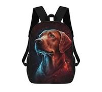 sinyumoney Galactic Dog Portrait -21 Backpack School Bag Rucksack Casual Daypacks School Work Travel Bag for Teenage Girls Boys Women Men 17inch
