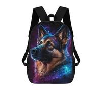 sinyumoney Galactic Dog Portrait -5 School Bags Computer Rucksack for School/Work/Travel for Camping Outdoor Adventures And Daily Travel 17inch