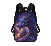 sinyumoney Galactic Dragon Art Print -2 Rucksack Water Resistant Computer Rucksack for Camping Outdoor Adventures And Daily Travel 17inch