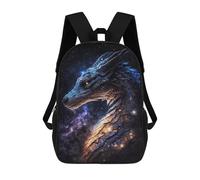 sinyumoney Galactic Dragon Art Print-28 Backpack School Bag Lightweight Airport College Students Back Pack for School/Work/Travel 17inch